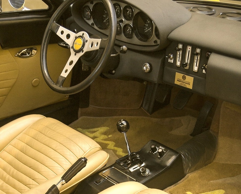 1973 Dino 246 GTS Interior